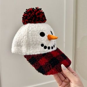 Unisex Christmas snowman baseball cap